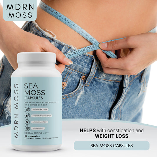 The BEST Multi-Vitamin to take: Sea Moss Capsules by MDRN Moss