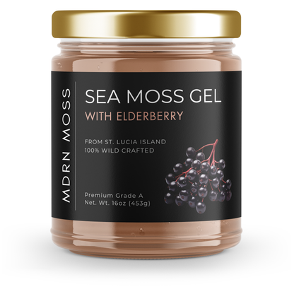 Sea Moss Power Gel with ElderBerry - MDRN Moss