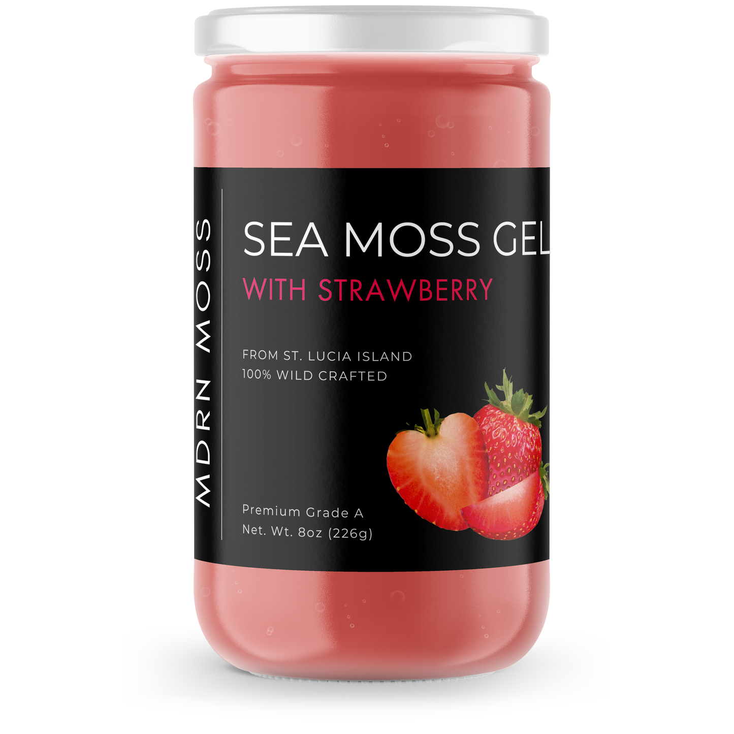 Sea Moss Gel with Strawberry - MDRN Moss